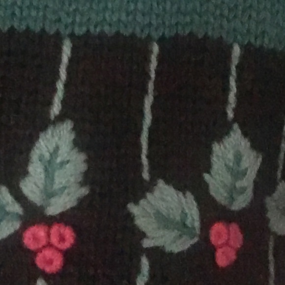 🌺VTG 80s NORDSTOM cottage core wool cardigan - Picture 7 of 10